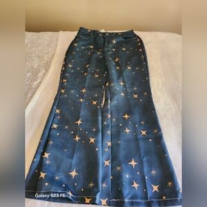 Starry Night Wide-Leg Pants